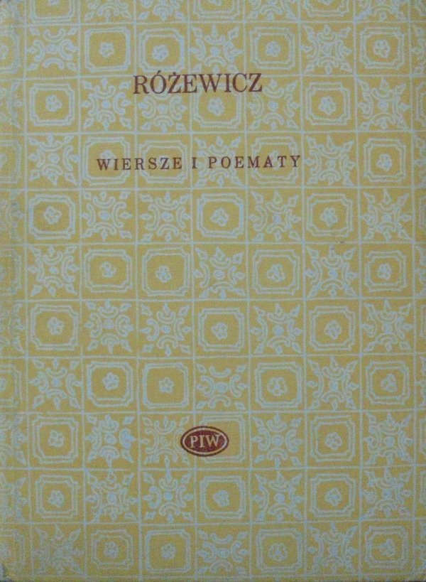 Tadeusz Różewicz Wiersze i poematy [Biblioteka Poetów]