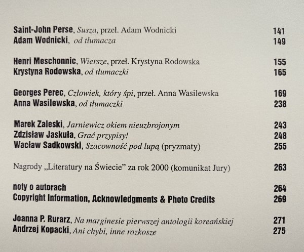 Literatura na świecie 4/2001