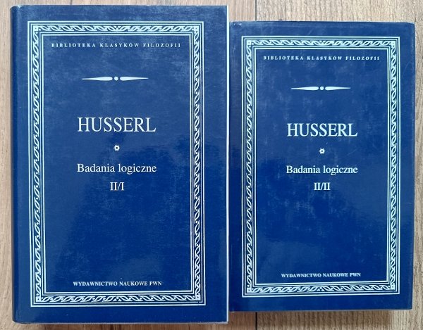 Husserl • Badania logiczne II/I i II/II / BKF
