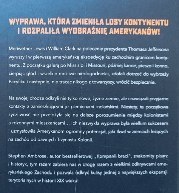 Stephen Ambrose W poszukiwaniu granic Ameryki. Wyprawa Lewisa i Clarka