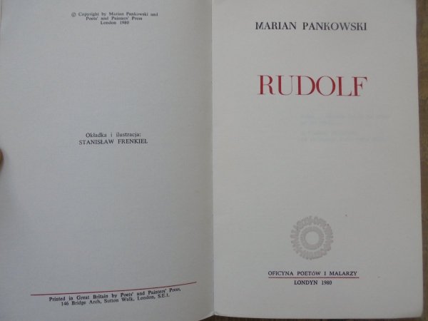 Marian Pankowski • Rudolf [OPiM] [Stanisław Frenkiel]