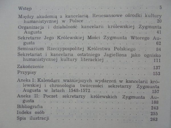 Mirosław Korolko • Seminarium Rzeczypospolitej Królestwa Polskiego. Humaniści w kancelarii królewskiej Zygmunta Augusta