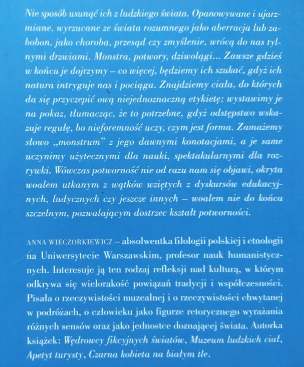 Anna Wieczorkiewicz Monstruarium