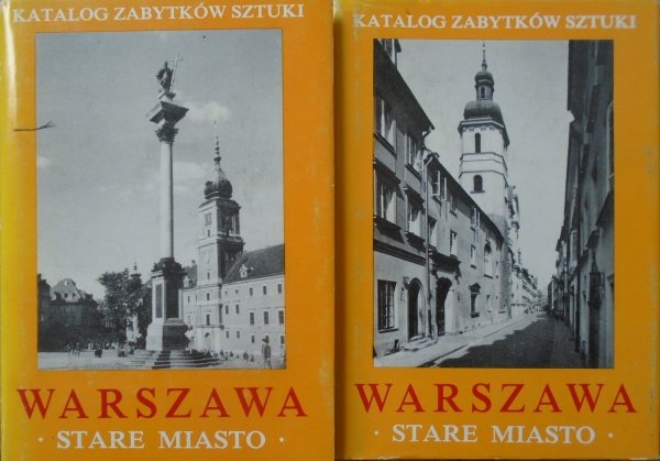 Warszawa. Stare Miasto • Katalog Zabytków Sztuki [komplet]