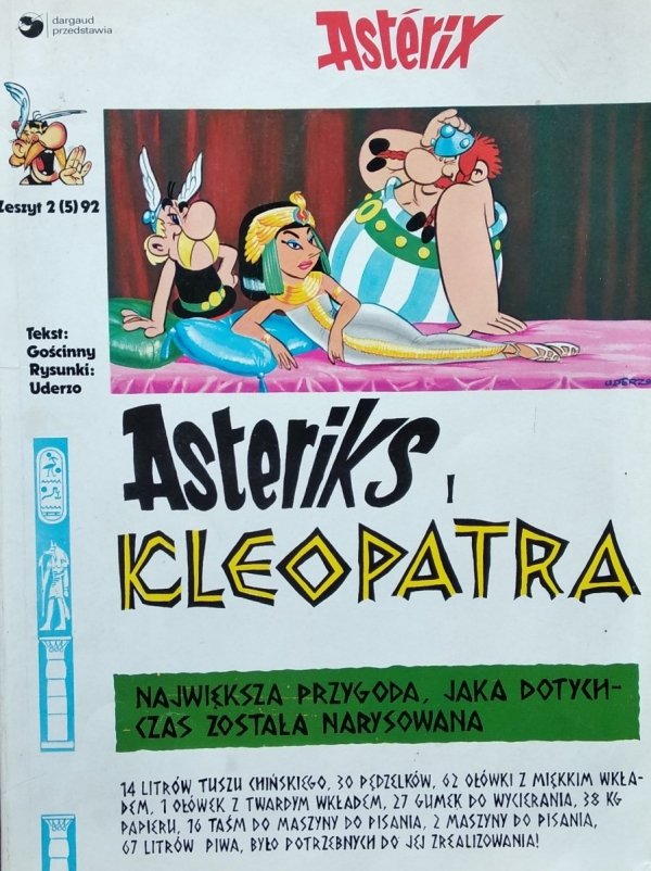 Gościnny, Uderzo • Asterix. Asteriks i Kleopatra. Zeszyt 2/92
