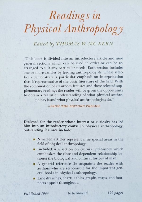 Human Origins: An Introduction to Physical Anthropology