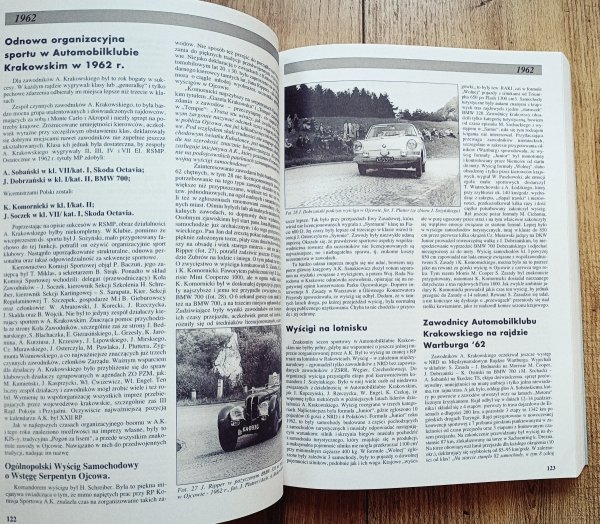 Jerzy Lis Pędzą samochody, mijają lata 1908-1998. Krakowski sport samochodowy