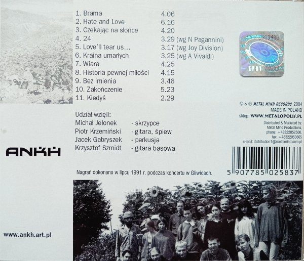 Ankh Koncert akustyczny CD