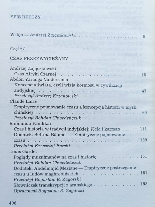 Czas w kulturze zdjęcie książki