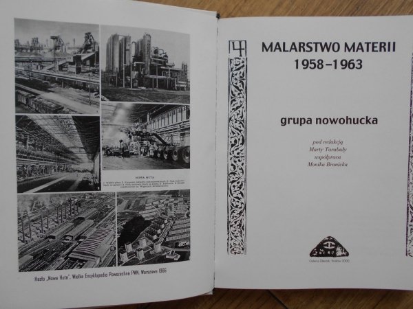 Malarstwo materii 1958-1963 • Grupa Nowohucka
