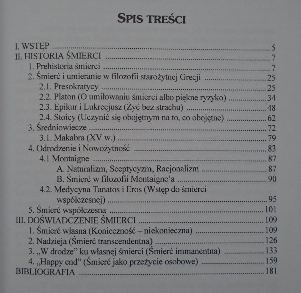 Sławomir Drogoś • Człowiek w obliczu śmierci
