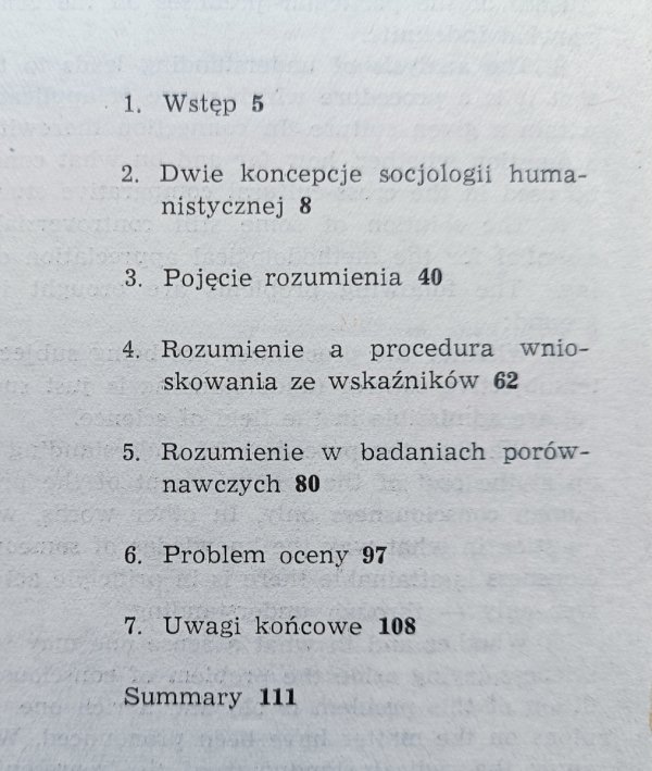 Edmund Mokrzycki Założenia socjologii humanistycznej