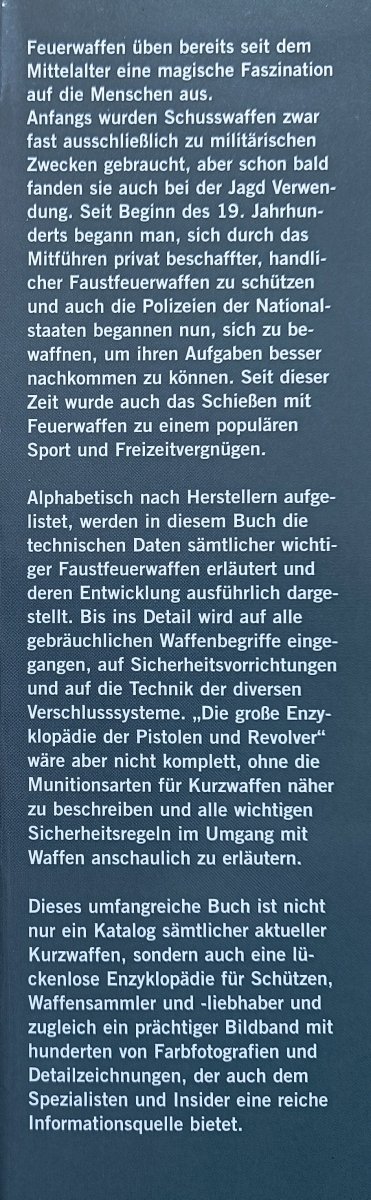 A.E. Hartink Die grosse enzyklopadie der Pistolen und Revolver
