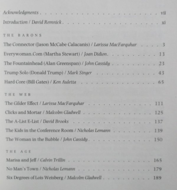 David Reminick • The New Gilded Age: The New Yorker Looks at the Culture of Affluence