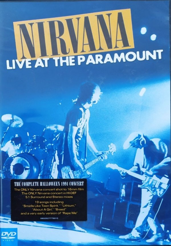 Nirvana Live at the Paramount DVD