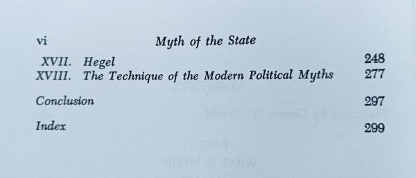 Ernst Cassirer • The Myth of the State