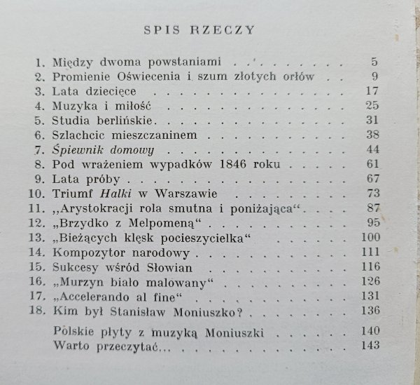 Witold Rudziński Moniuszko i jego muzyka
