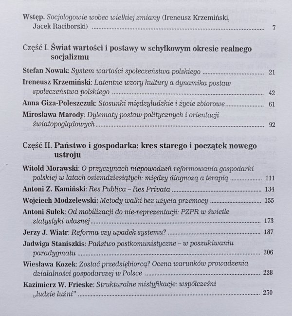 Oswajanie wielkiej zmiany: Instytut Socjologii UW o polskiej transformacji