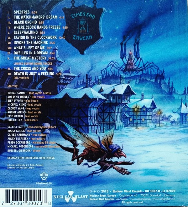 Avantasia The Mystery of Time CD [Limited Edition]