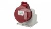 Gniazdo stałe 16A 5P 400V czerwone IP44 ECO SpeedPRO 23395P01