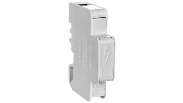 Blok rozdzielczy modułowy 1-biegunowy 60A we: 1x6-35mm² wy: 6x2,5-6mm2 szary LBR60A 84326002