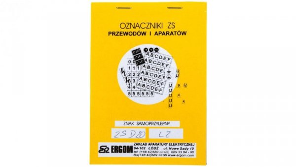Znaki samoprzylepne ZS D20/L2 E04ZP-02030402800