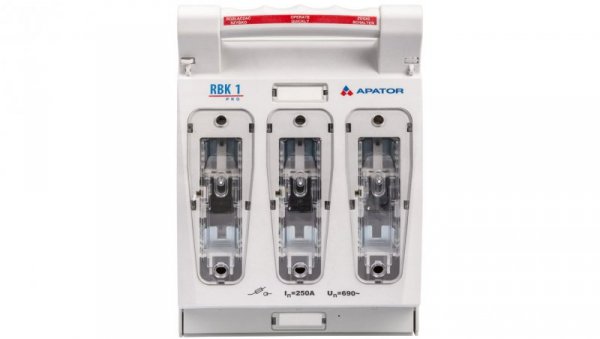 Rozłącznik izolacyjny bezpiecznikowy 250A RBK 1 pro-SD 60 /zaciski mostkowe 35-120mm2/ 63-811750-021