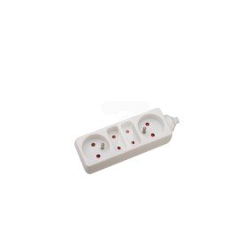 Przedłużacz gniazdowy 2x16A + 2x6A kabel 3G1 3m VELSTRO VS-01-046