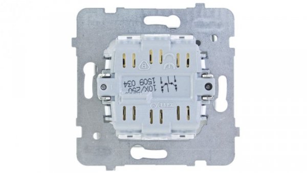 KARO Łącznik schodowy podwójny srebrny perłowy ŁP-10S/m/43