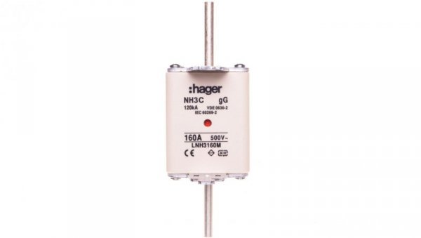 Wkładka bezpiecznikowa NH3C 160A 500V gG LNH3160M