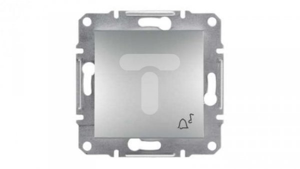 ASFORA Przycisk dzwonek bez ramki aluminium EPH0800161