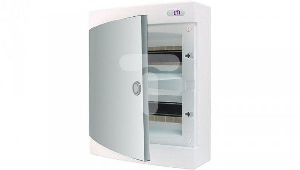Rozdzielnica modułowa 2x12 natynkowa drzwi białe / IP 40 400V AC / ECT24PO-s 001101072
