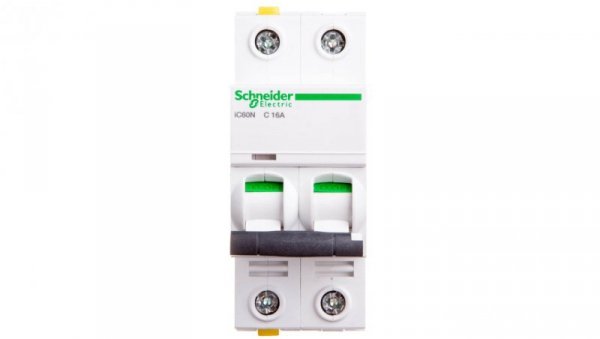 Wyłącznik nadprądowy 2P C 16A 6kA AC iC60N-C16-2 A9F04216