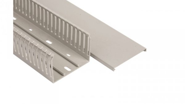 Korytko grzebieniowe 80x60x2000mm jasnoszare E64