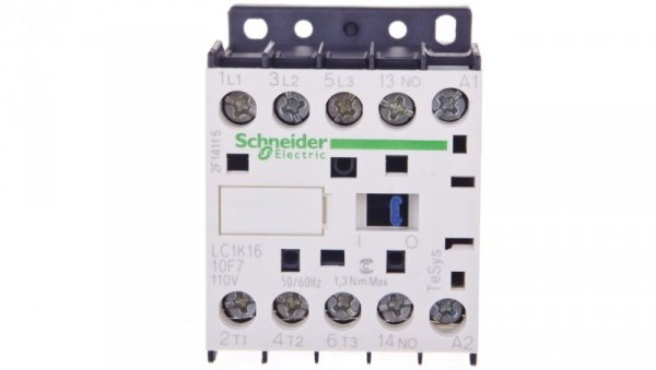 Stycznik mocy 16A 3P 110V AC 1Z 0R LC1K1610F7
