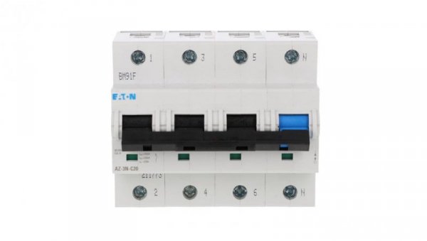 Wyłącznik nadprądowy 3P+N C 20A 25kA AC AZ-3N-C20 211773