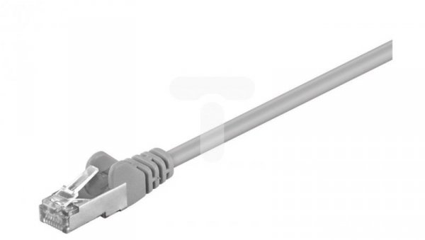 Kabel krosowy patchcord SF/UTP kat.5e CCA szary 7,5m 50148