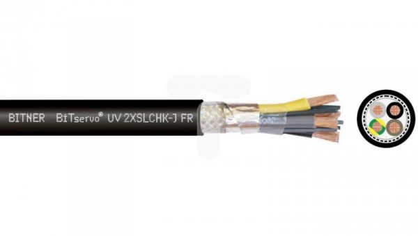 Przewód do przetwornic BiTservo UV 2XSLCHK-J 4G2,5 IP2621 klasa Dca-s1b d2 a1 /bębnowy/