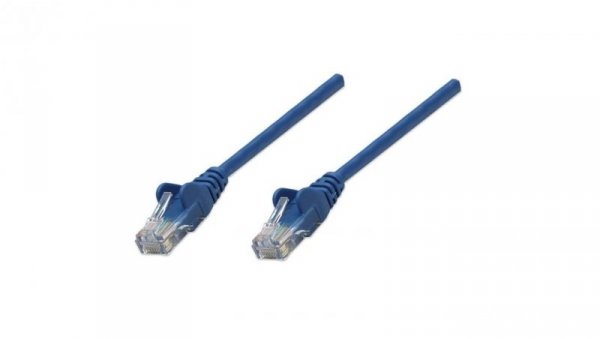 Patch Cord Cat6 UTP 1,0M Niebieski 100 Miedź 342575