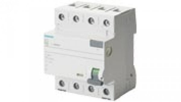 Wyłącznik różnicowoprądowy 4P 40A 0,1A Typ A 100mA 400V SENTRON 5SV3444-6