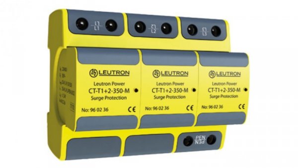 Ogranicznik przepięć B + C Typ 1 + 2 25/75kA TNC CT-T1+2/3+0-350-FM 960 003
