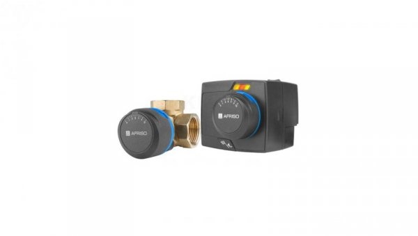 Afriso 3-drogowy obrotowy zawor mieszajacy ARV 384 ProClick, DN25, silownik elektryczny ARM 343 ProClick 1338444