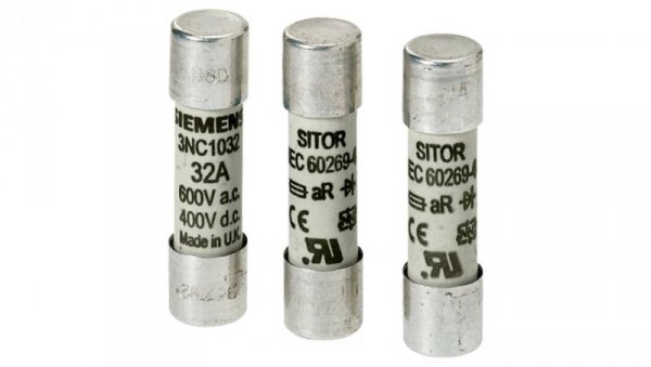 Wkładka topikowa SITOR cylindryczna 20A aR 600VAC / 400VDC 3NC1020
