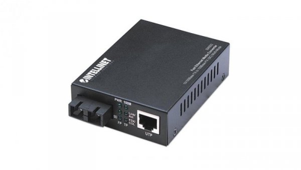 Media Konwerter 10/100Base-TX RJ45 do 100Base-FX SC MM 2km 506502