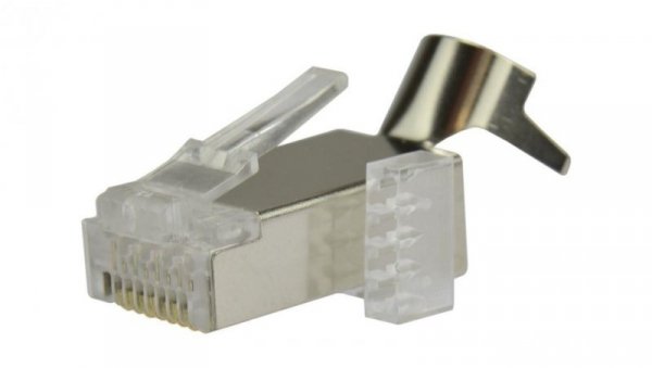Wtyk modularny RJ45 8P8C kat.6A, kat.7 ekranowany FTP NEKU WORECZEK 100szt.