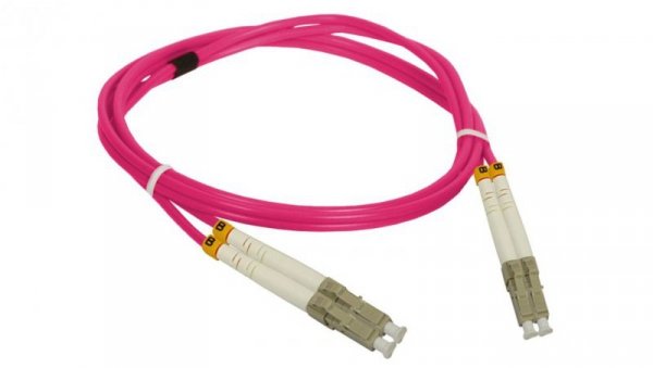 Patch cord MM OM4 LC-LC duplex 50/125 1.0m FOC-LCLC-5MMD-1-4