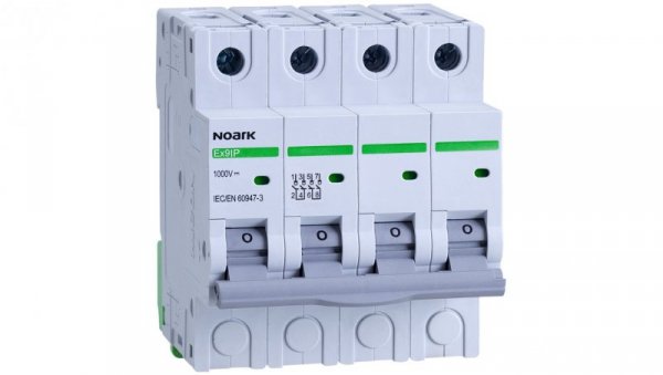 Rozłącznik izolacyjny 63A 4-biegunowy 4P (400V DC) 4-modułowy NOARK