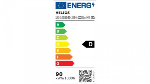 Oprawa LED intensive 230V 90W E40 ED120 4000K 1CT/10 Helios LED-3102