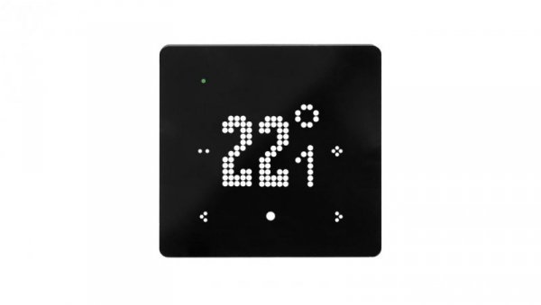 Regulator temperatury dotykowy LED Wi-Fi Supla GKW-01 czarny SPL10000013