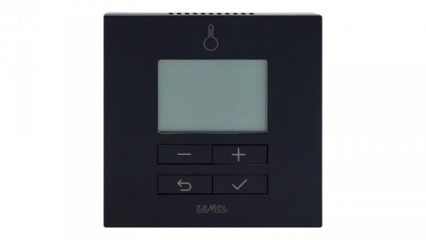 REGULATOR TEMPERATURY DOBOWY, BATERYJNY, PRZEKAŹNIKOWY TYP: LBR-02 CZARNY